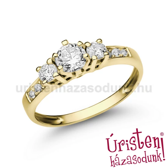 E18SB80 - GYÉMÁNT:  0.80 CT (4.75mm Ø) Eljegyzési Gyűrű