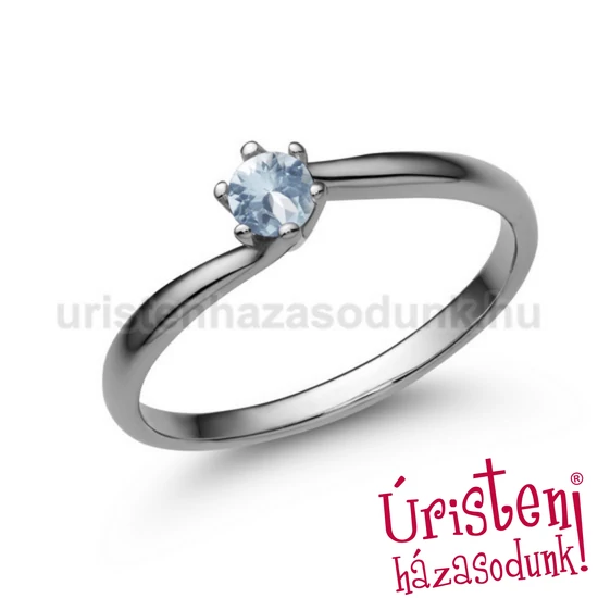 E209FK - AKVAMARIN Eljegyzési gyűrű