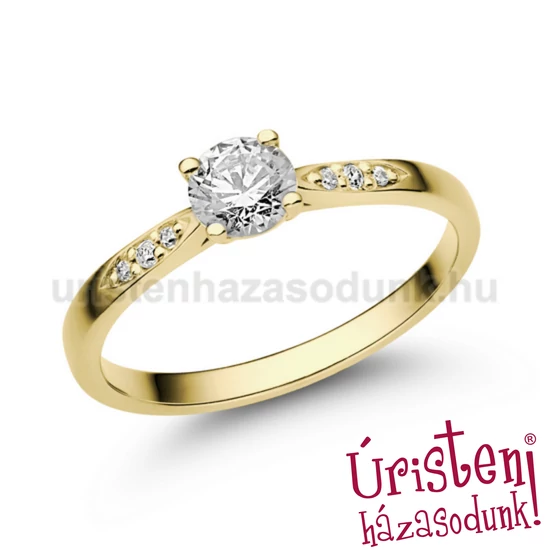E210SLB39 - LABOR GYÉMÁNT:  0.39 CT (4.5 mmØ) Eljegyzési Gyűrű