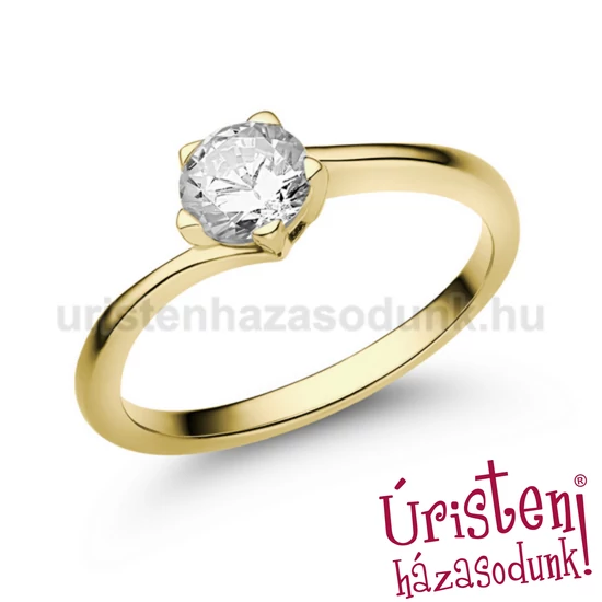 E214SLB50 Labor Gyémánt Eljegyzési gyűrű – 0.50 CT (=5.00 mm Ø)