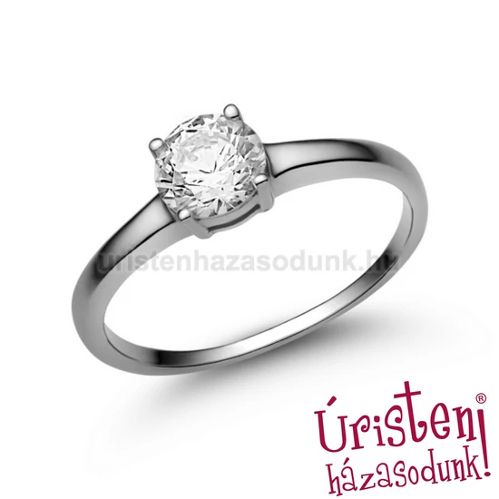 E24FB70 - GYÉMÁNT:  0.70 CT (=5.5mm Ø) Eljegyzési Gyűrű