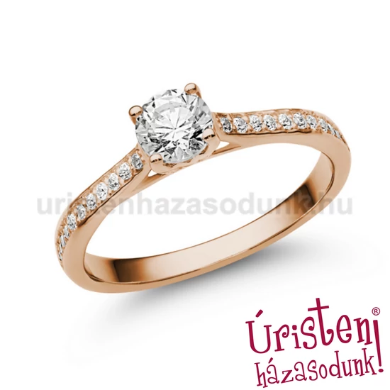 E28RLB55 Labor Gyémánt Eljegyzési gyűrű – 0.55 CT (=4.75 mm Ø)