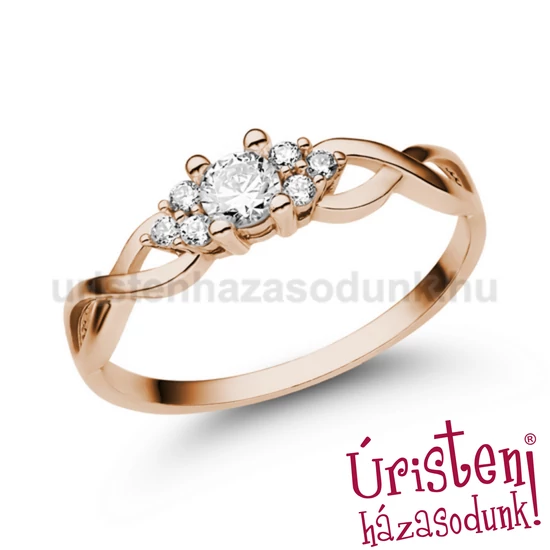E301RB26 - GYÉMÁNT: 0.26 CT (3.5mm Ø) Eljegyzési Gyűrű