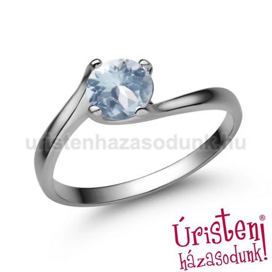 E307FK - AKVAMARIN Eljegyzési gyűrű