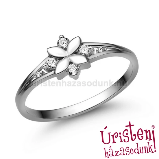 E308FB14 - GYÉMÁNT:  0.14 CT (2.0mm Ø) Eljegyzési Gyűrű