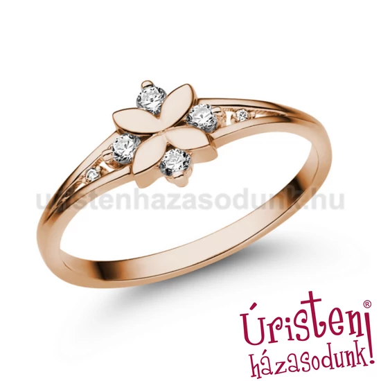E308RB14 - GYÉMÁNT:  0.14 CT (2.0mm Ø) Eljegyzési Gyűrű