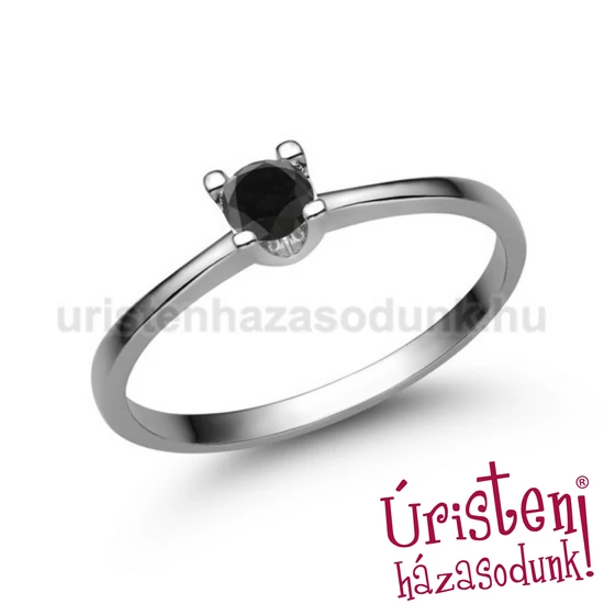 E309FBB - FEKETE GYÉMÁNT - Eljegyzési gyűrű
