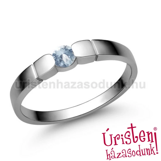 E310FK - AKVAMARIN Eljegyzési gyűrű