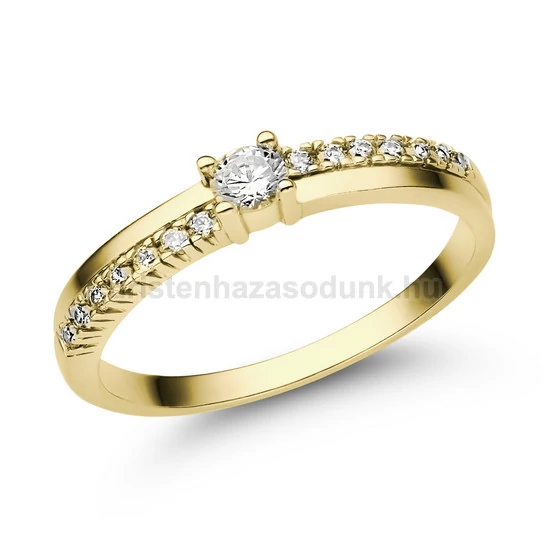 E311SB23 Gyémánt Eljegyzési gyűrű – 0.23 CT (=3.25 mm Ø)