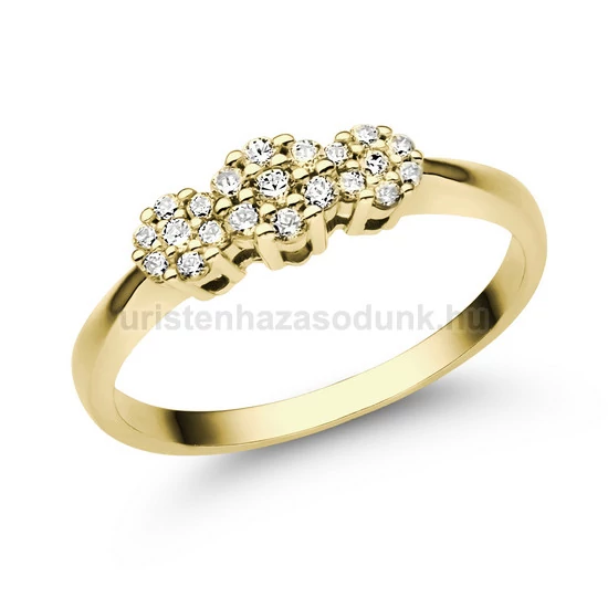 E314SB24 - GYÉMÁNT:  0.24 CT (1.75mm Ø) Eljegyzési Gyűrű