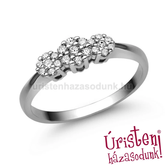 E314FB24 - GYÉMÁNT:  0.24 CT (1.75mm Ø) Eljegyzési Gyűrű