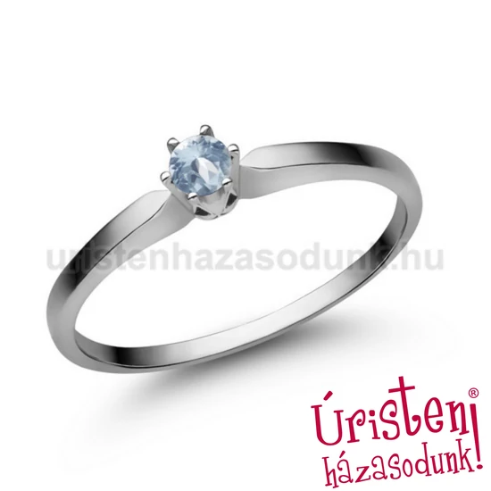 E331FK - AKVAMARIN Eljegyzési gyűrű