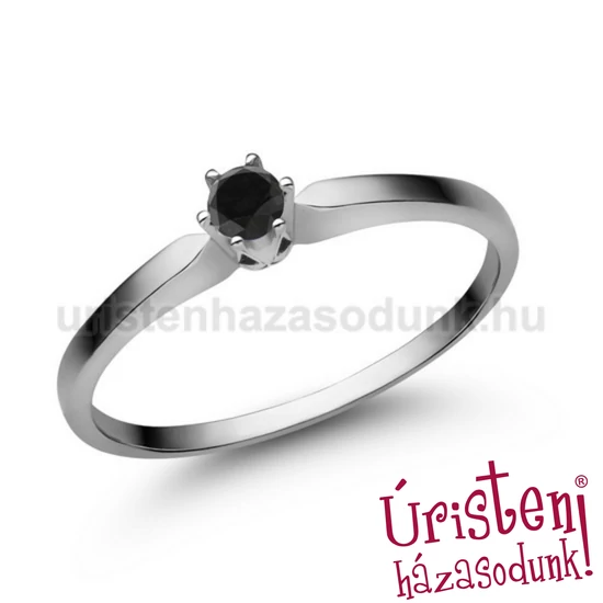 E331FBB - FEKETE GYÉMÁNT - Eljegyzési gyűrű