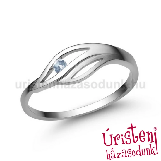 E335FK - AKVAMARIN Eljegyzési gyűrű