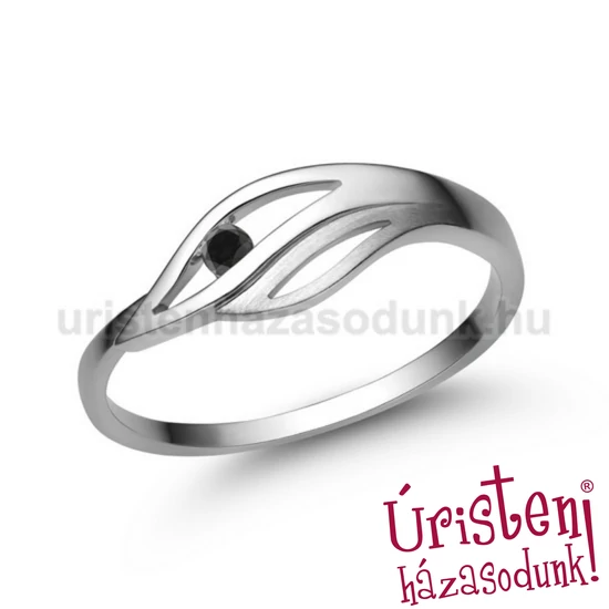 E335FBB - FEKETE GYÉMÁNT - Eljegyzési gyűrű