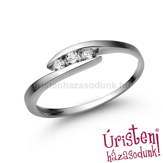 E339.2FB12 - GYÉMÁNT:  0.12 CT (2.50mm Ø) Eljegyzési Gyűrű