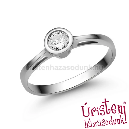 E346FB31 - GYÉMÁNT:  0.31 CT (=4.25Ø) Eljegyzési Gyűrű