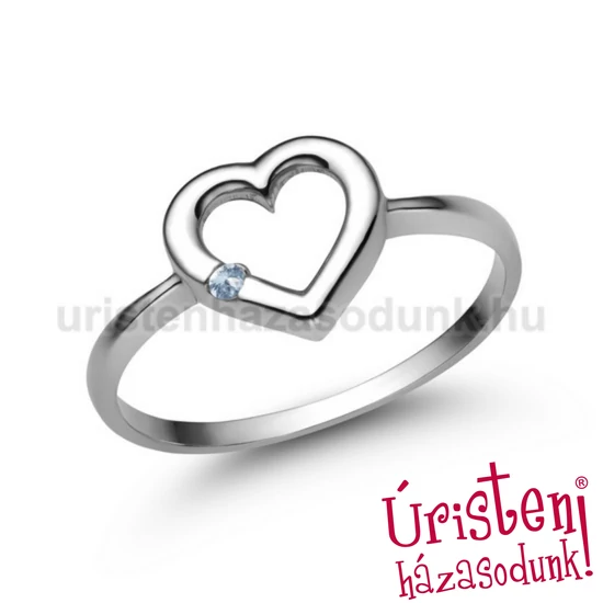 E352FK - AKVAMARIN Eljegyzési gyűrű
