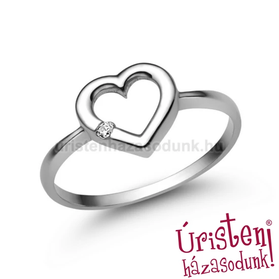 E352FB017 - GYÉMÁNT:  0.017 CT (=1.6mm Ø) Eljegyzési Gyűrű