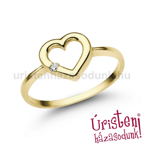 E352SB017 - GYÉMÁNT:  0.017 CT (=1.6mm Ø) Eljegyzési Gyűrű