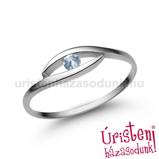 E355FK - AKVAMARIN Eljegyzési gyűrű