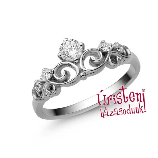 E902FB23 - GYÉMÁNT:  0.23 CT (=3.50mm Ø) Eljegyzési Gyűrű