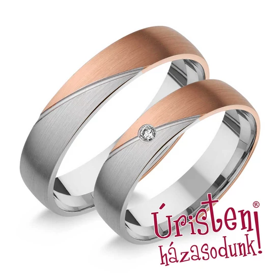 HR02B KARIKAGYŰRŰ GYÉMÁNT KŐVEL