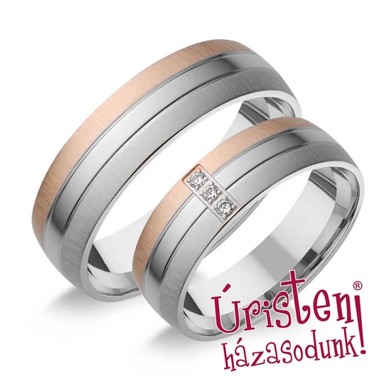HR108B KARIKAGYŰRŰ GYÉMÁNT KÖVEKKEL