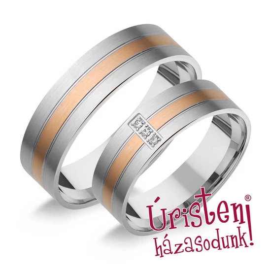 HR119B KARIKAGYŰRŰ GYÉMÁNT KÖVEKKEL
