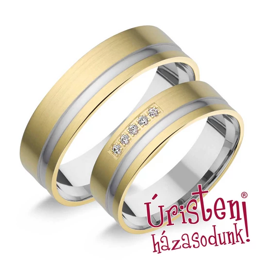 HR122B KARIKAGYŰRŰ GYÉMÁNT KÖVEKKEL
