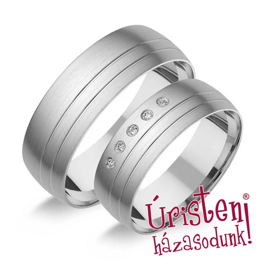 HR127B KARIKAGYŰRŰ GYÉMÁNT KÖVEKKEL