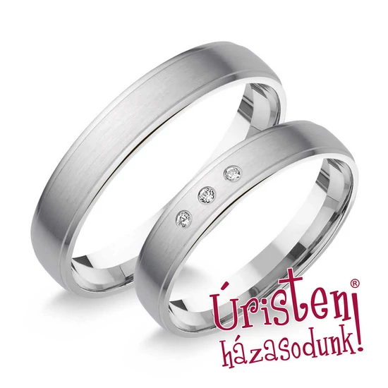 HR153B KARIKAGYŰRŰ GYÉMÁNT KÖVEKKEL