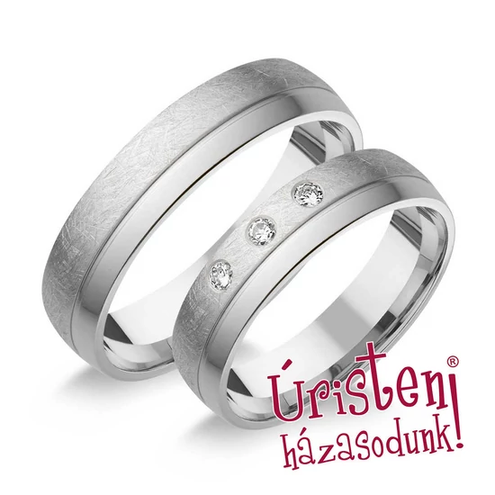 HR163B KARIKAGYŰRŰ GYÉMÁNT KÖVEKKEL