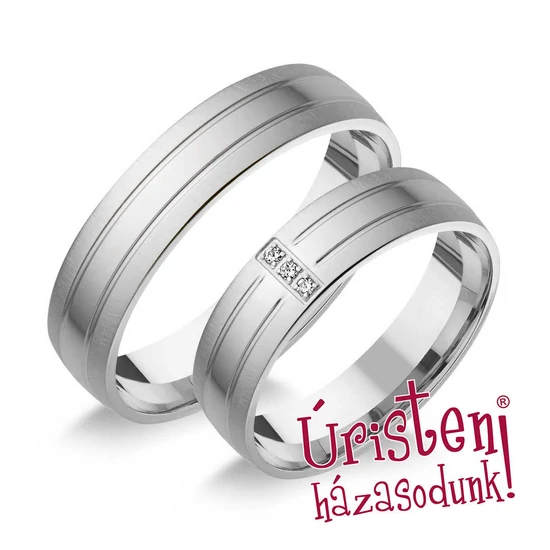 HR164B KARIKAGYŰRŰ GYÉMÁNT KÖVEKKEL