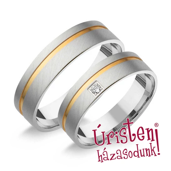 HR165C KARIKAGYŰRŰ CIRKÓNIA KŐVEL