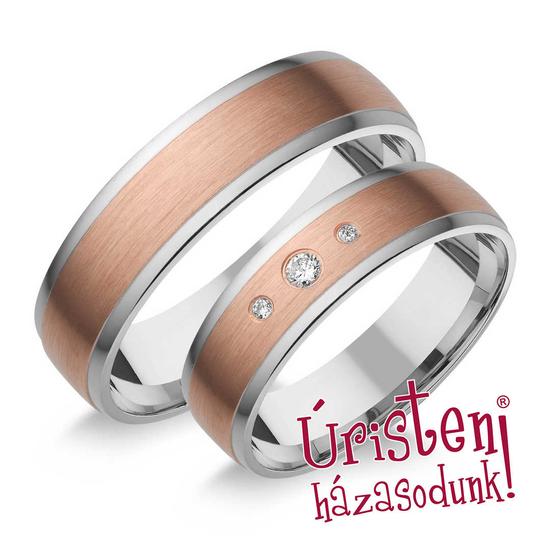 HR17B KARIKAGYŰRŰ GYÉMÁNT KÖVEKKEL