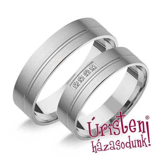 HR184B KARIKAGYŰRŰ GYÉMÁNT KÖVEKKEL
