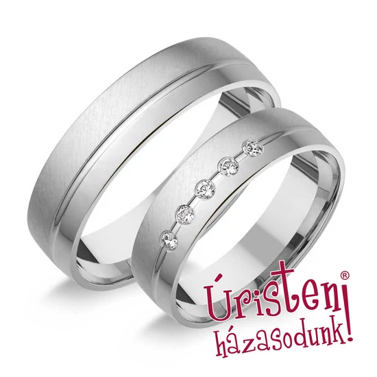 HR188B KARIKAGYŰRŰ GYÉMÁNT KÖVEKKEL