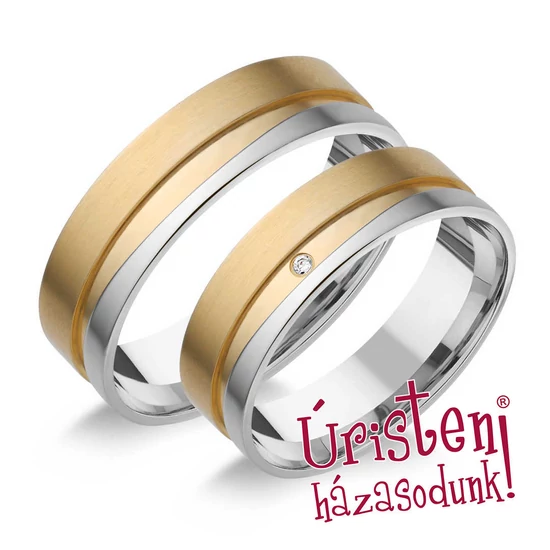 HR40B KARIKAGYŰRŰ GYÉMÁNT KŐVEL