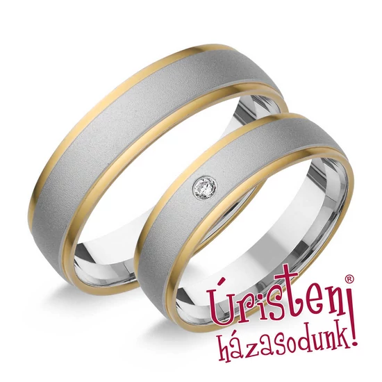 HR42B KARIKAGYŰRŰ GYÉMÁNT KŐVEL