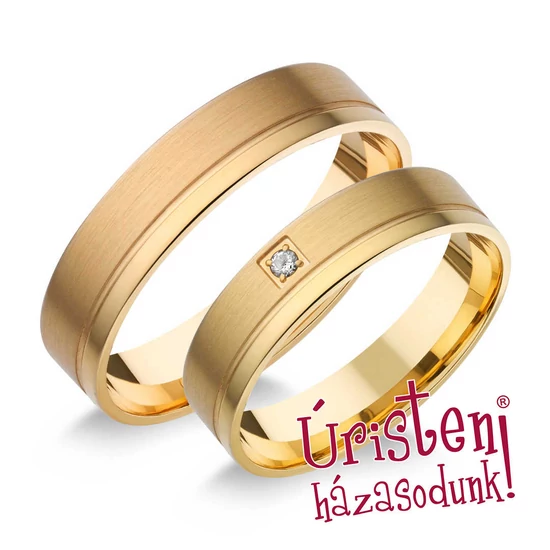 HR44B KARIKAGYŰRŰ GYÉMÁNT KŐVEL