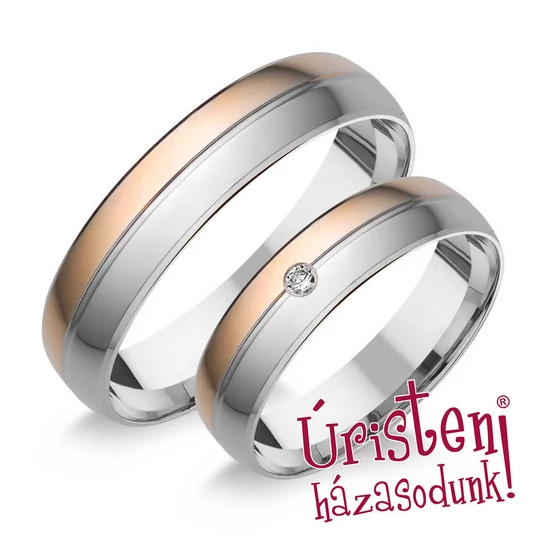 HR74B KARIKAGYŰRŰ GYÉMÁNT KŐVEL