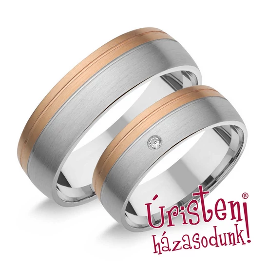 HR83B KARIKAGYŰRŰ GYÉMÁNT KŐVEL