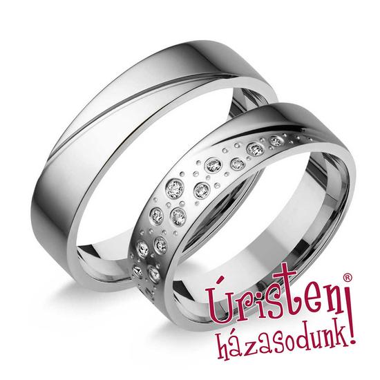 UH094B KARIKAGYŰRŰ GYÉMÁNT KÖVEKKEL