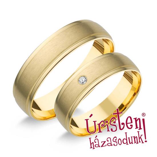 UHC6B KARIKAGYŰRŰ GYÉMÁNT KŐVEL