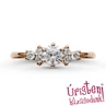 E101RB62 - GYÉMÁNT:  0.62 CT (5.0mm Ø) Eljegyzési Gyűrű