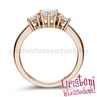 E101RB62 - GYÉMÁNT:  0.62 CT (5.0mm Ø) Eljegyzési Gyűrű