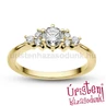 E101SB62 - GYÉMÁNT:  0.62 CT (5.0mm Ø) Eljegyzési Gyűrű