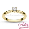 E102SB20 - GYÉMÁNT:  0.20 CT (=3.7mm Ø) Eljegyzési Gyűrű