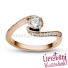 E103RB62 - GYÉMÁNT:  0.62 CT (4.75mm Ø) Eljegyzési Gyűrű